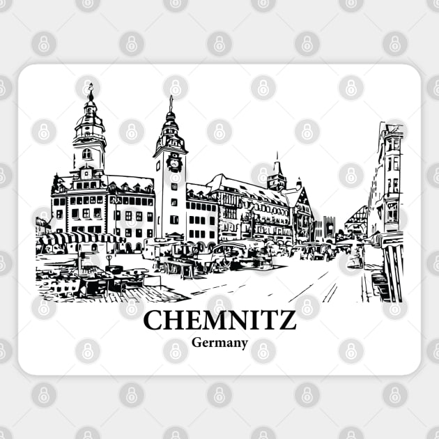 Chemnitz - Germany Magnet by Lakeric